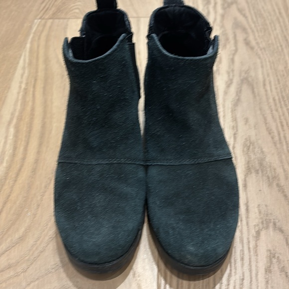 Sorel Emelie Suede Waterproof Chelsea Stars Ankle Boots Girls Size 1 - Picture 3 of 5